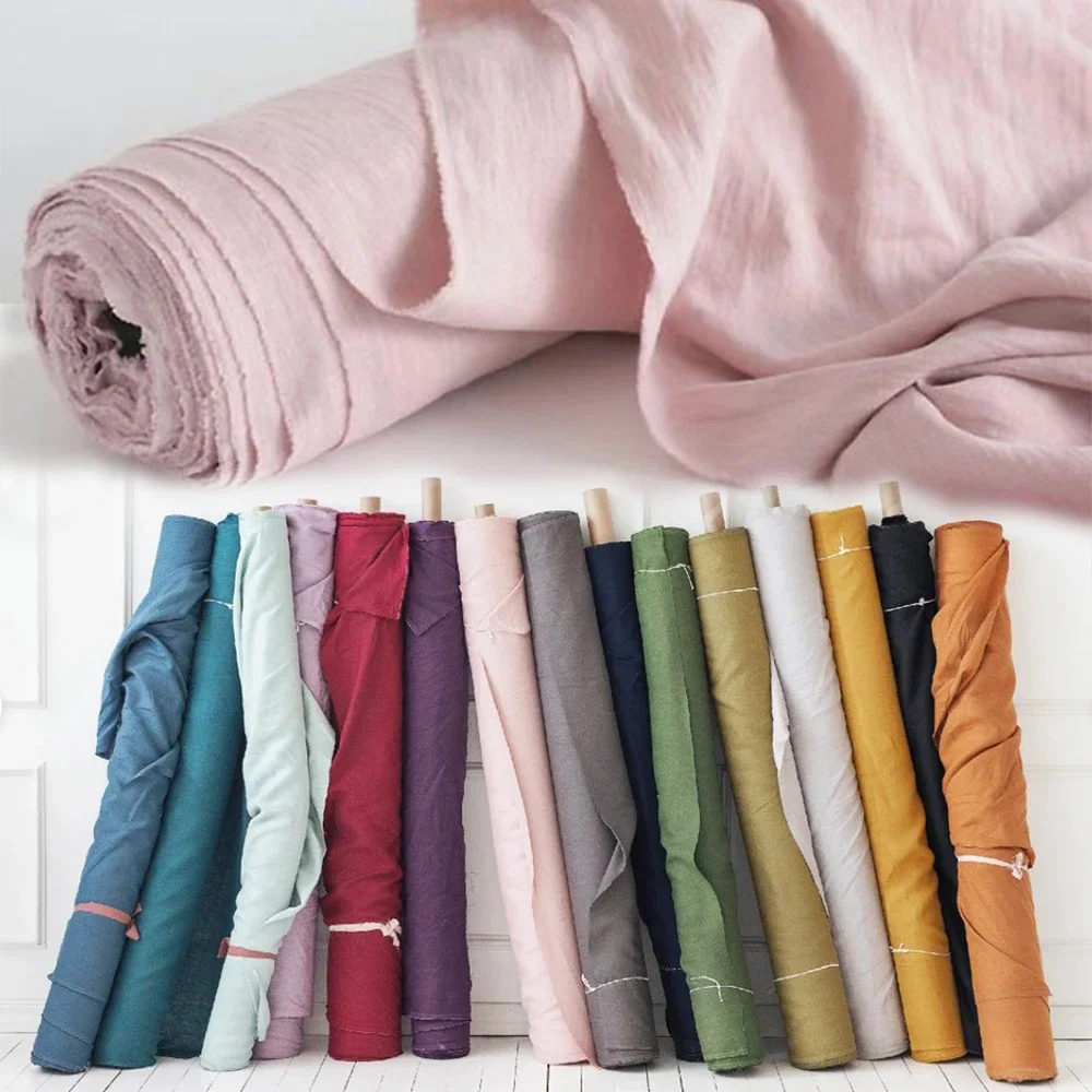 Baby Clothing Organic - 280 cm 100 % Leinenstoff, Naturleinen,