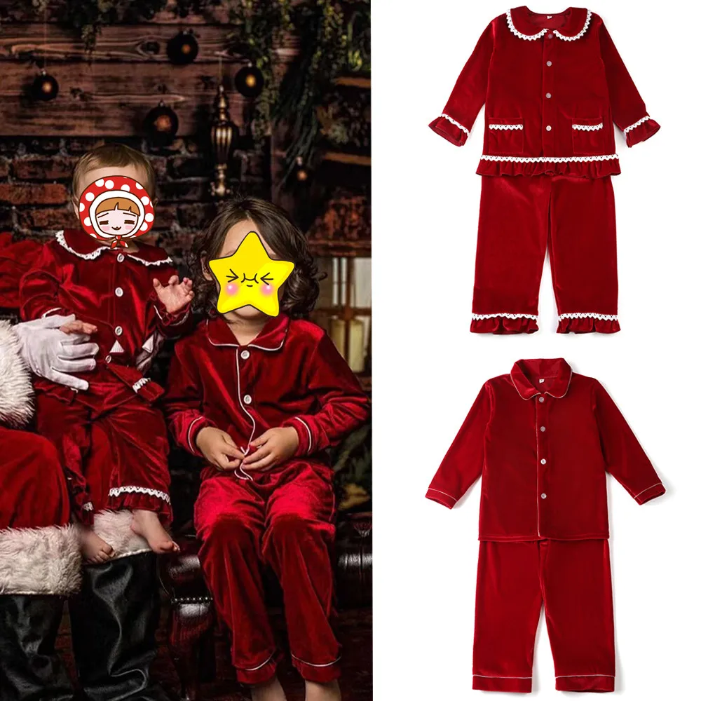 Baby Clothing Dividers - Ruffkids Samt Baby Kleidung Kinder Pyjamas